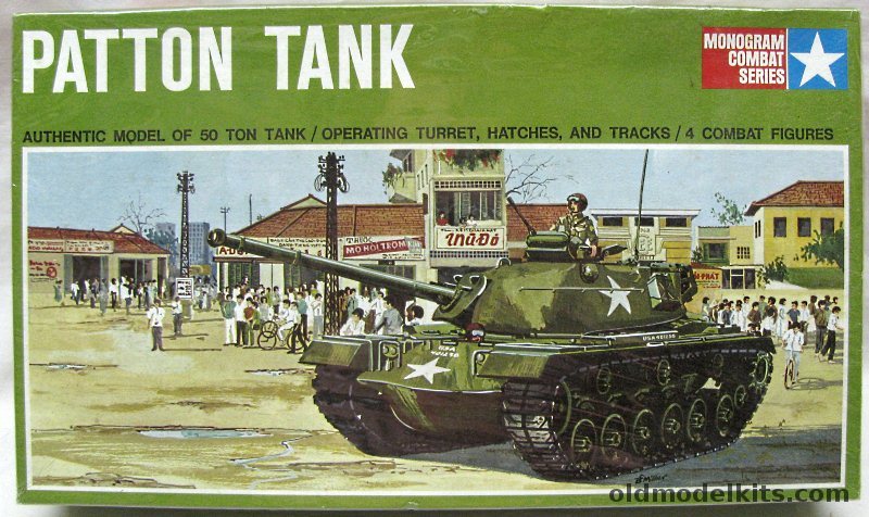 Monogram 1/32 M48A2 Patton 50 Ton Tank, PM159-200 plastic model kit